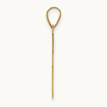 Polished Cross Charm, 14K