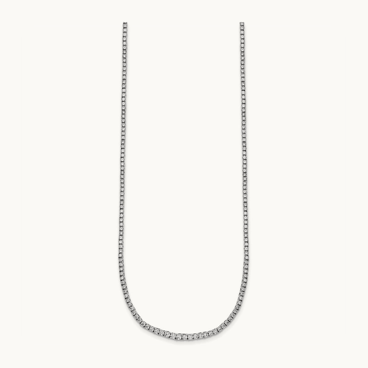 Graduated Tennis Necklace, 5.00 ct tw Lab-Grown Diamond
