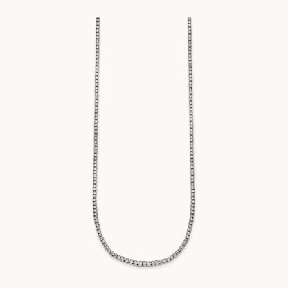 Graduated Tennis Necklace, 5.00 ct tw Lab-Grown Diamond