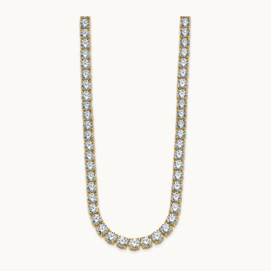 Straight Tennis Necklace, 44-58 1/3 ct Lab-Grown Diamond