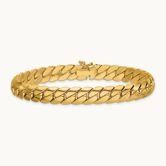 Polished Fancy Link Men's Bracelet — photo set