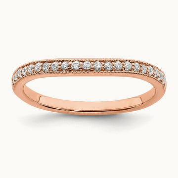 Matching Wedding Band, 0.15 ct tw