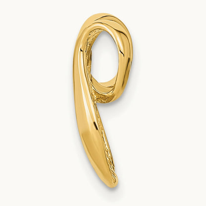Fits up to Regular/4mm Fancy Fancy Omega Slide, 2mm, 14K