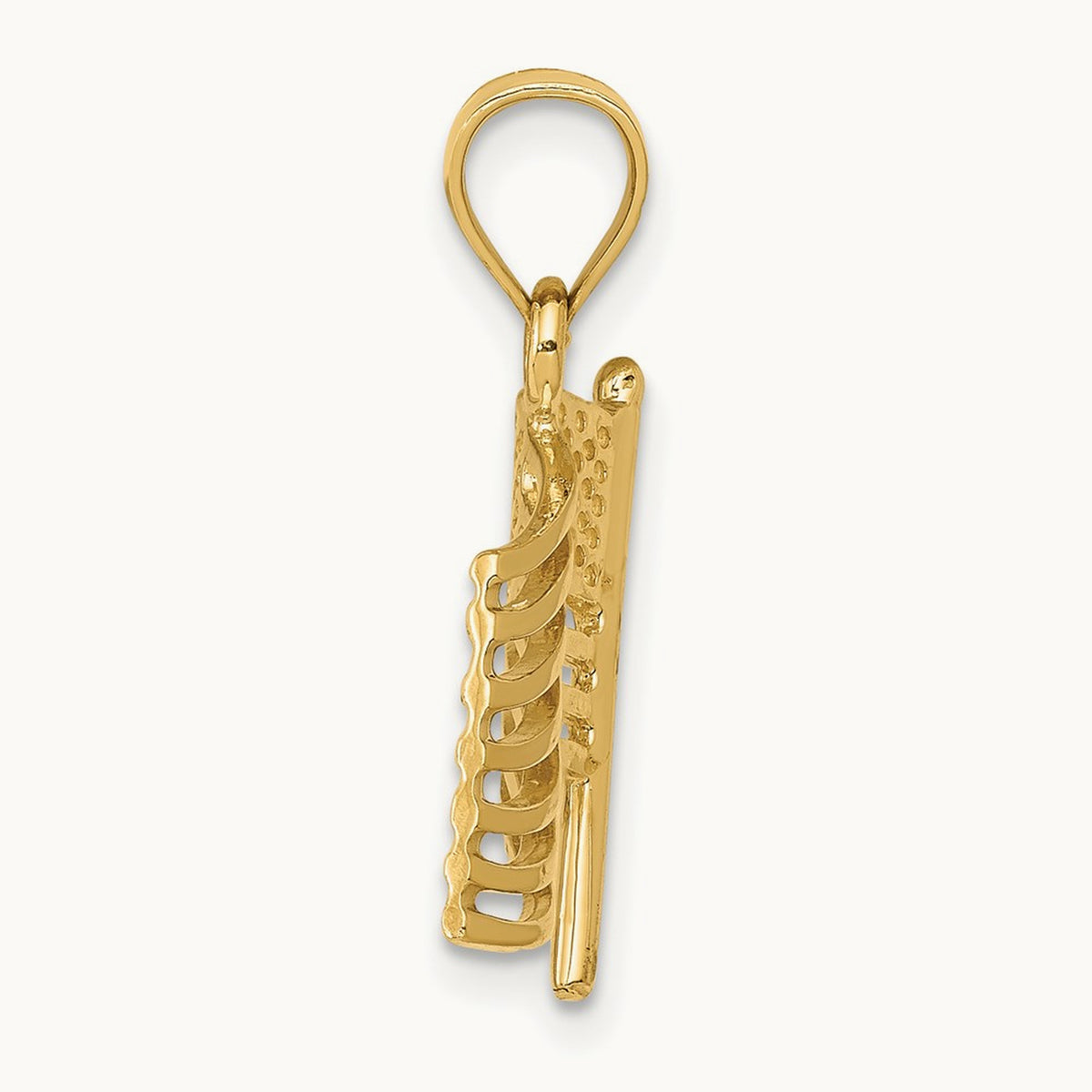 American Flag Pendant, 14K