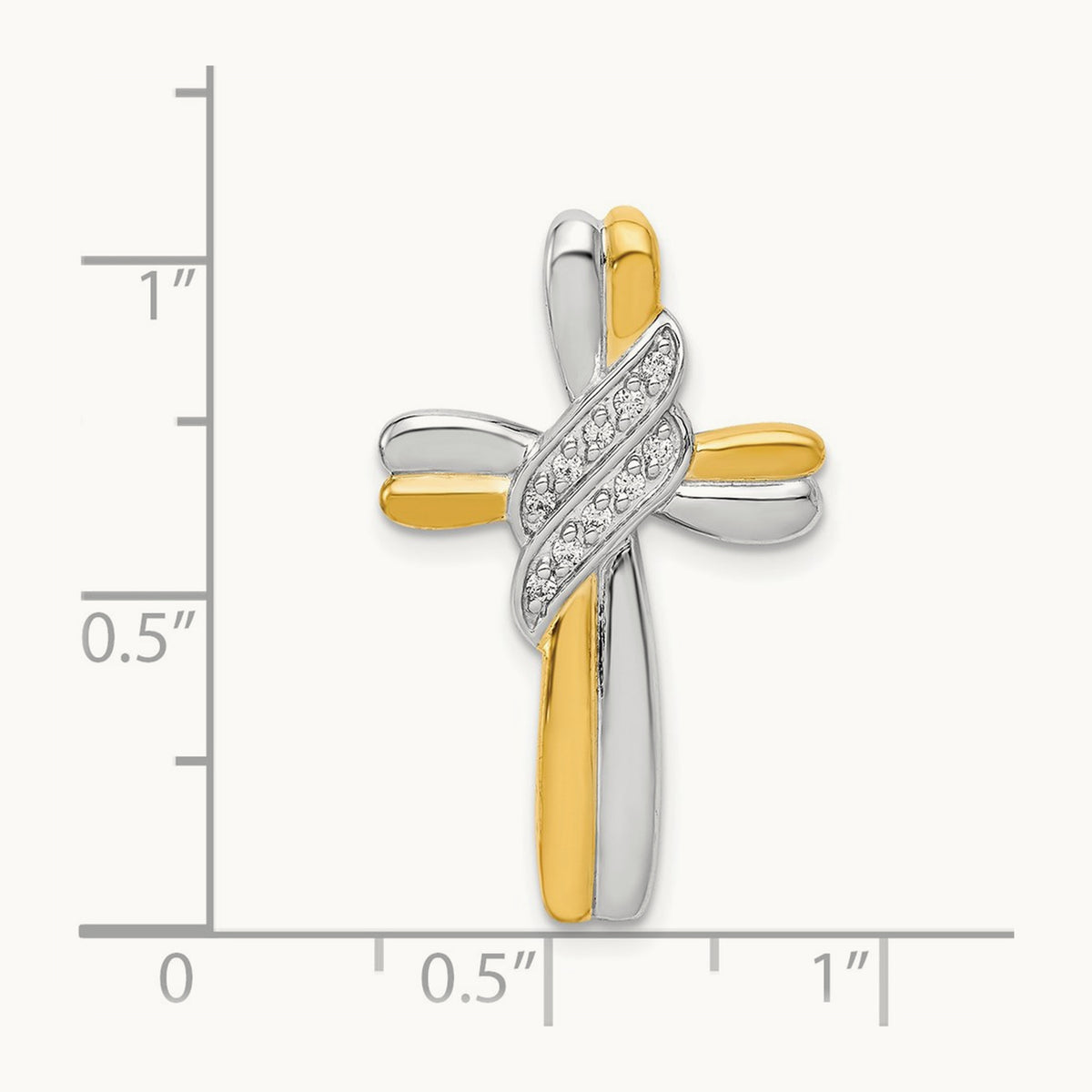 Diamond Cross Pendant — photo set