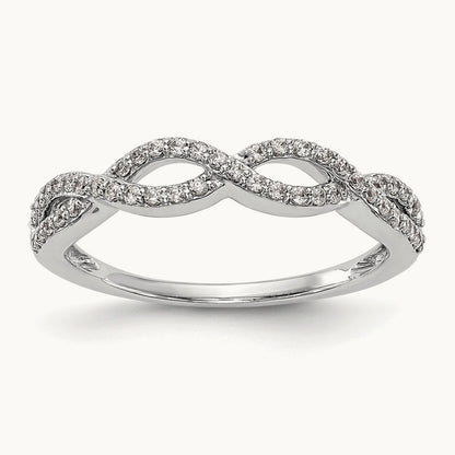 Diamond Band, 14K White Gold