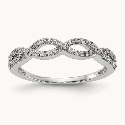Diamond Band, 14K White Gold