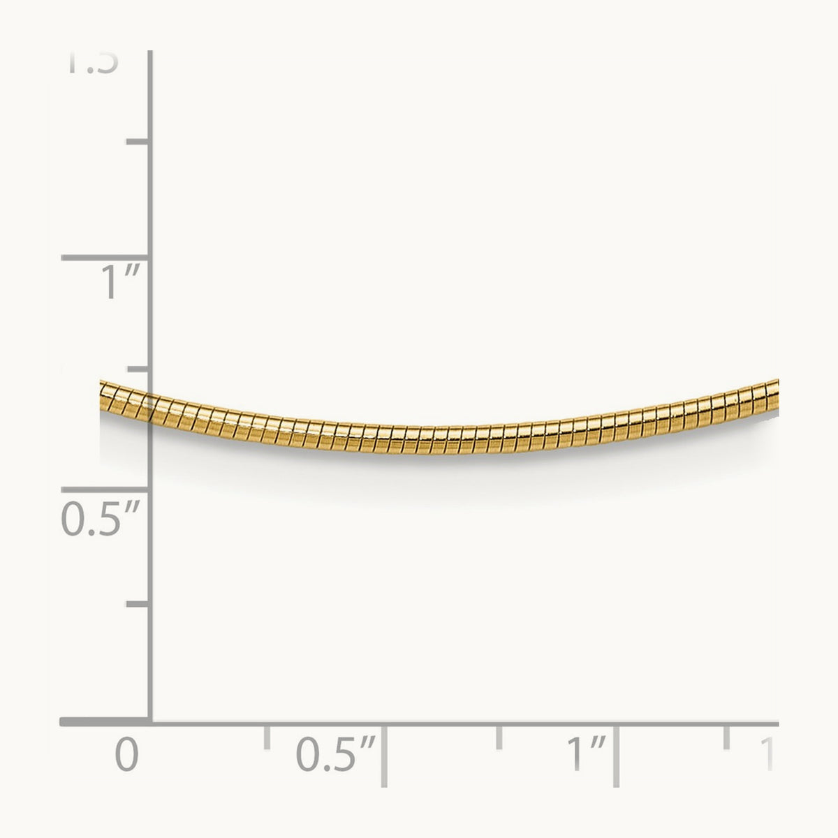 Round Omega — 14K Yellow Gold