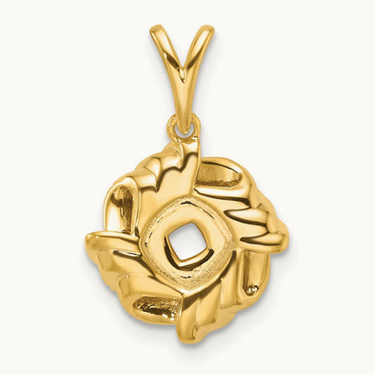 Love Knot Pendant, 0.20 ct tw Lab-Grown Diamond