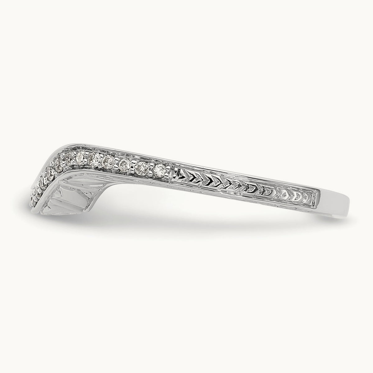 Diamond Band, 14K White Gold
