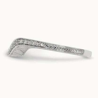 Diamond Band, 14K White Gold