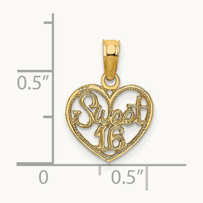 SWEET 16 in Heart Charm — photo set