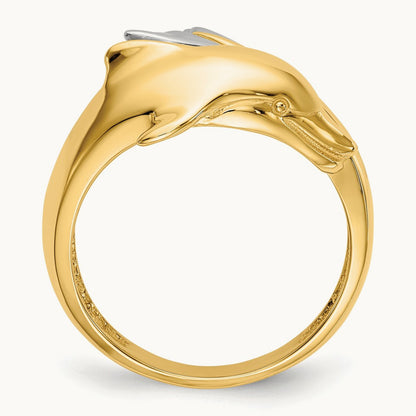 Polished Dolphin Ring — photo set