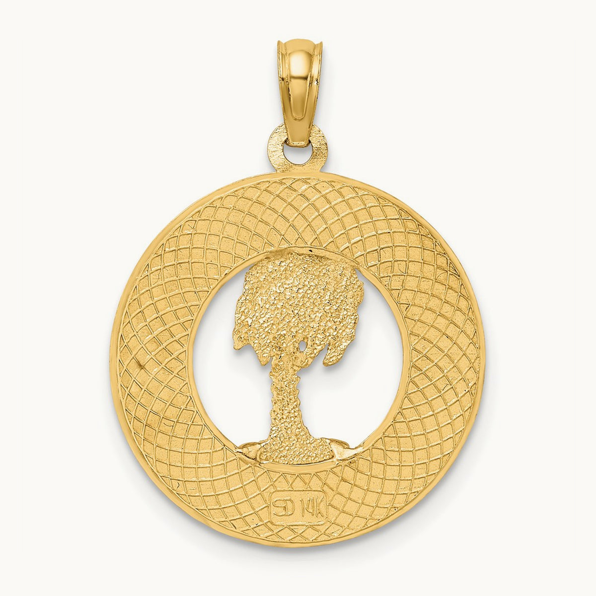 PAWLEYS ISLAND Palm Tree Charm, 14K