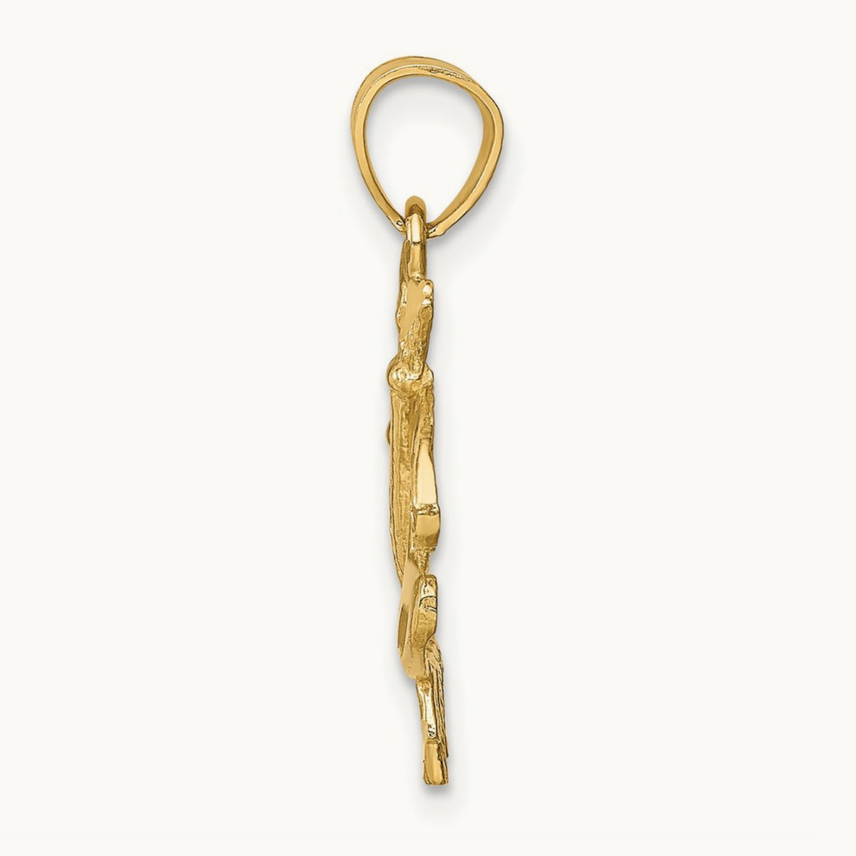 D/C Paint Palette Pendant, 14K