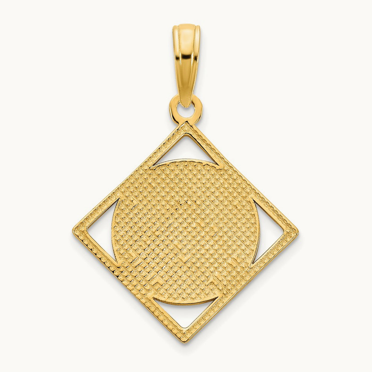 Fancy Celtic Knot Pendant, 14K Yellow Gold