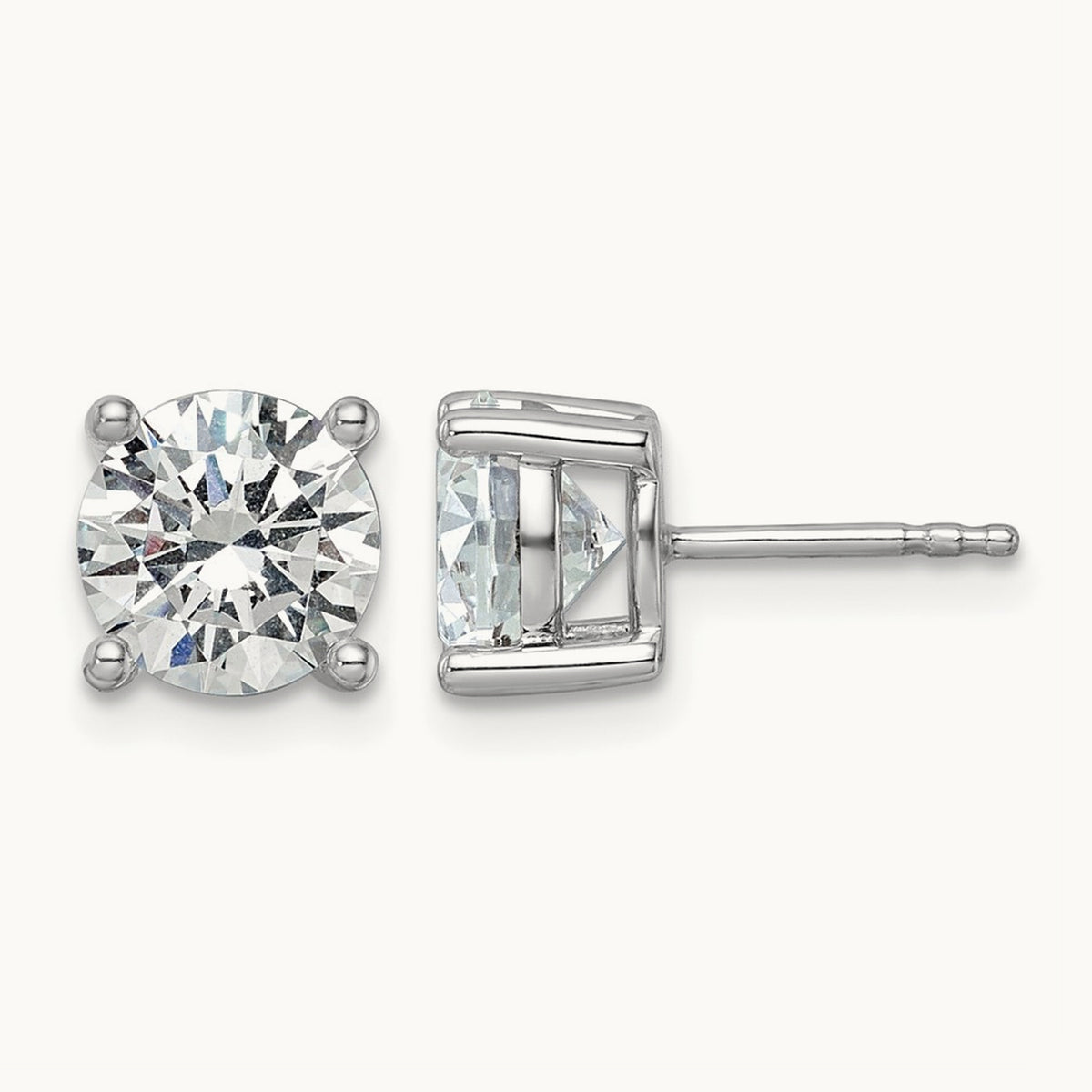 Round Heavyweight Stud Earrings, 0.10-7.00 ct tw Lab-Grown Diamond
