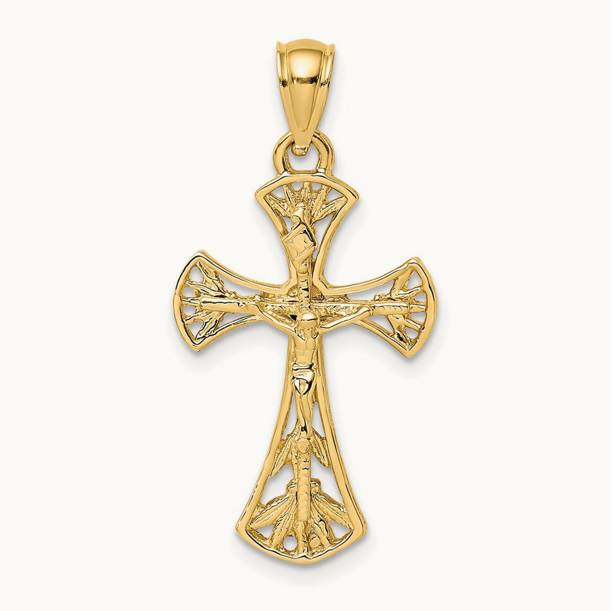 Crucifix Charm, 14K