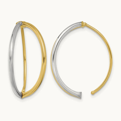 w/ Dangle Threader Earrings — photo set