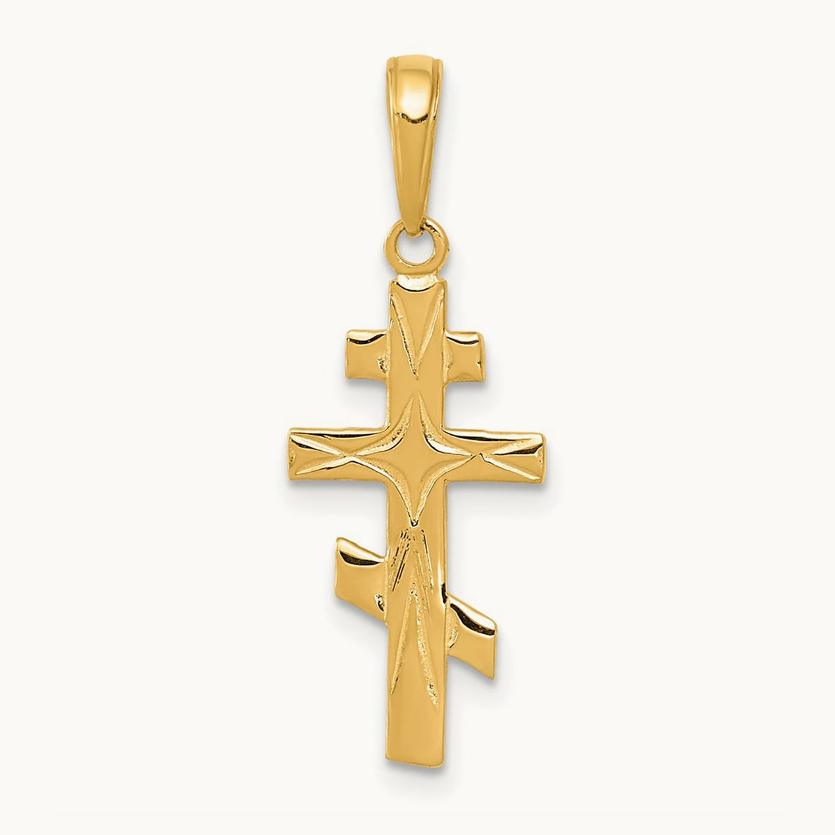 Eastern Orthodox Cross Pendant — photo set