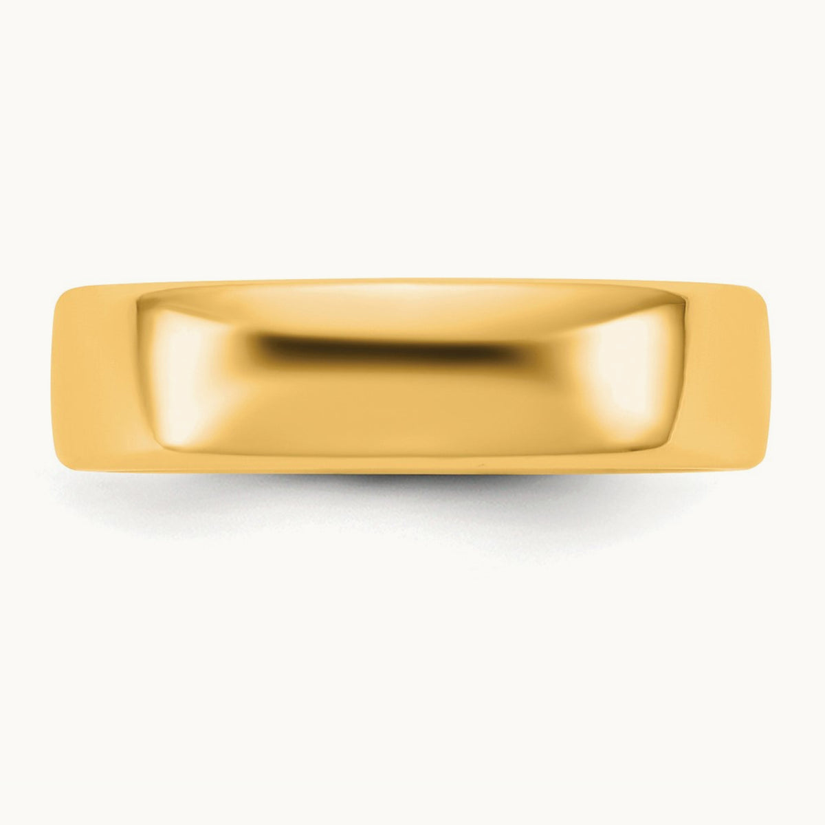 European Comfort Fit Band — 14K Yellow Gold, 5.5mm