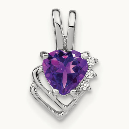 Amethyst and Diamond Pendant — photo set