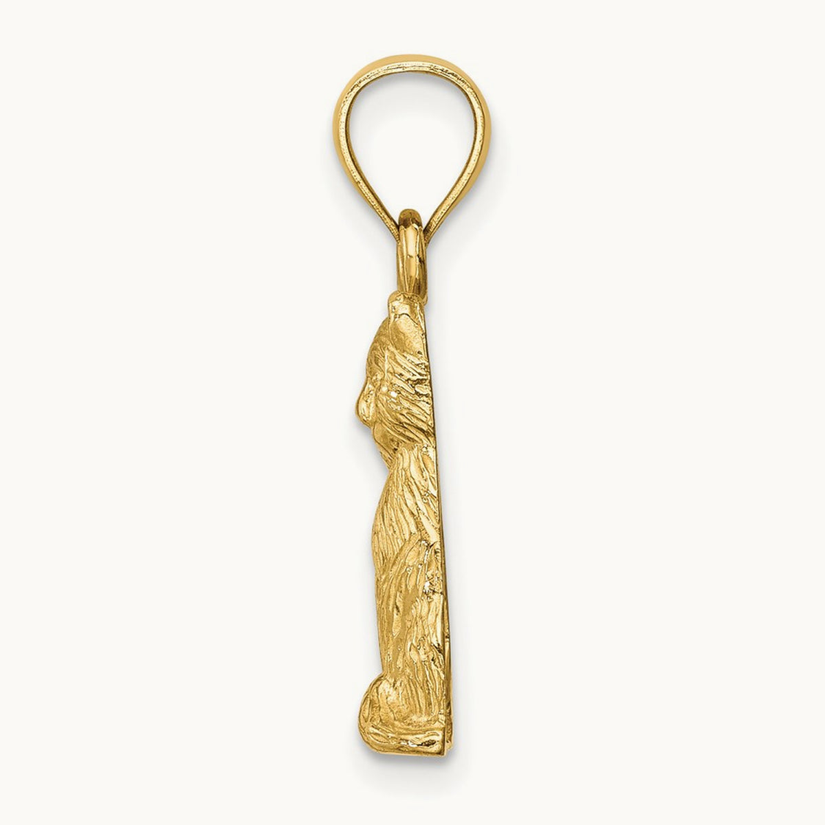 Cat Pendant, 14K