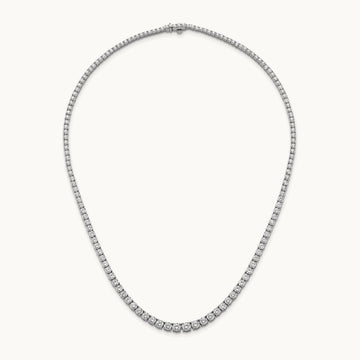 Graduated Tennis Necklace, 14.50 ct tw Lab-Grown Diamond