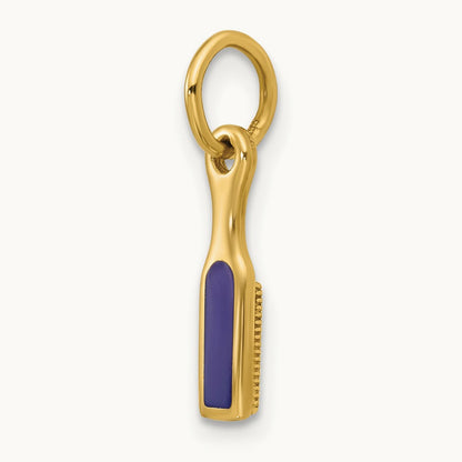 Fancy Hairbrush Charm, 14K Yellow Gold