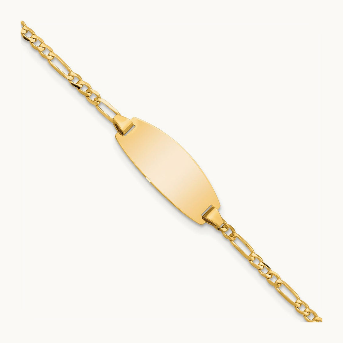 Oval Figaro ID Bracelet
