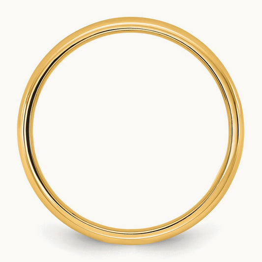 Lightweight Comfort Fit Band, 2.5mm, 10K Yellow Gold