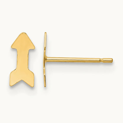 Polished Arrow Post Earrings — photo set