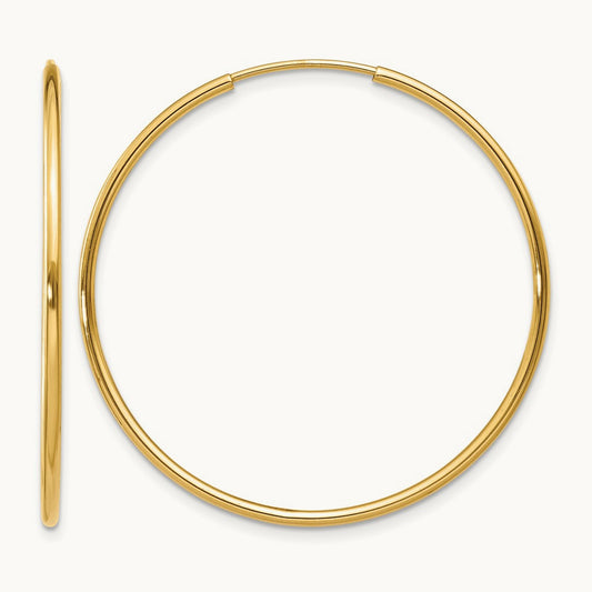 Endless Hoop Earring — 1.20mm