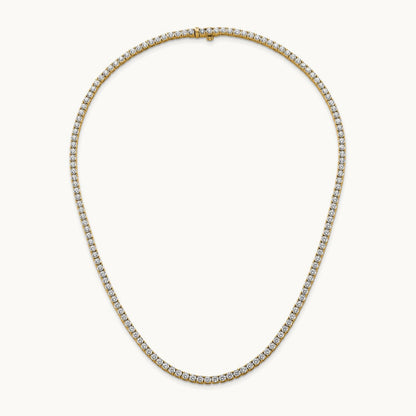 Straight Tennis Necklace, 13 1/2-17 7/8 ct Lab-Grown Diamond
