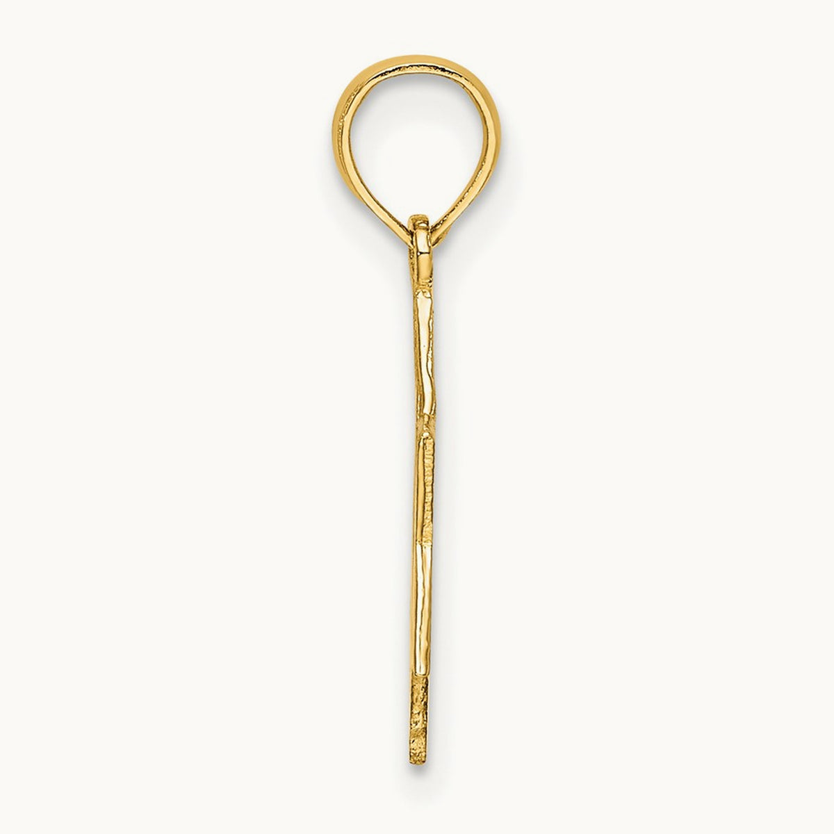Polished Star Of David Charm — 14K Yellow Gold, 19.1mm