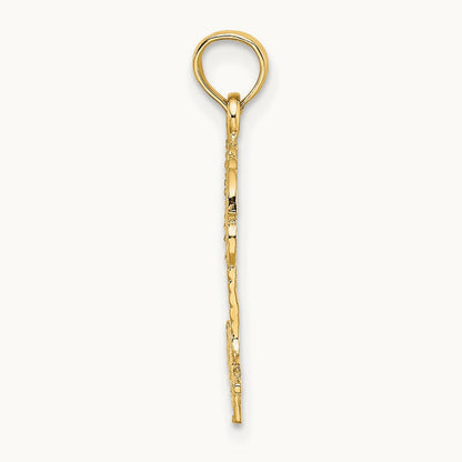 KEY WEST Palm Tree Charm, 14K
