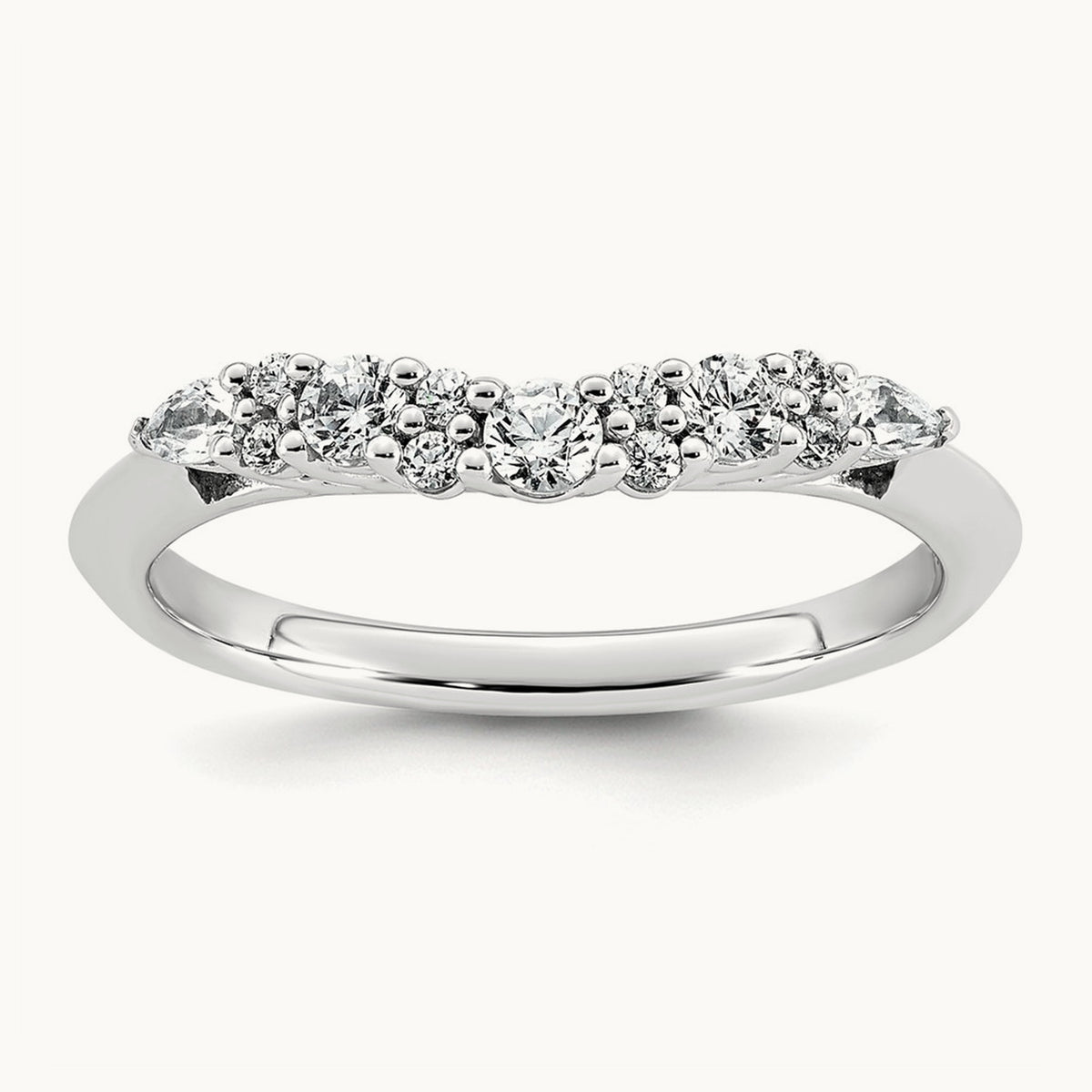 Wedding Band, 0.25 ct tw Lab-Grown Diamond