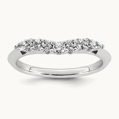Wedding Band, 0.25 ct tw Lab-Grown Diamond