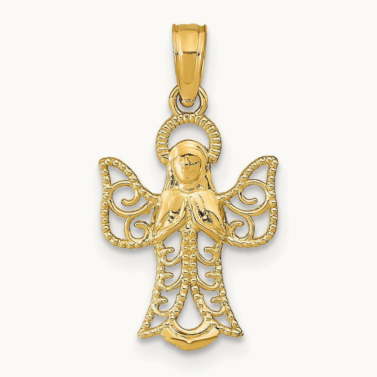 Angel Pendant, 14K
