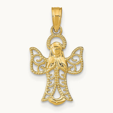 Angel Pendant, 14K