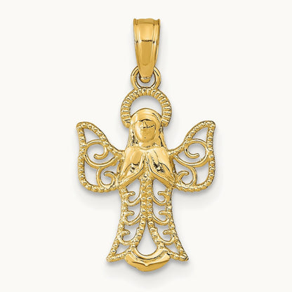 Angel Pendant, 14K