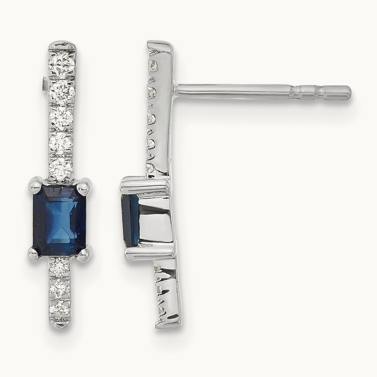 Diamond and Sapphire Fancy Earrings — photo set