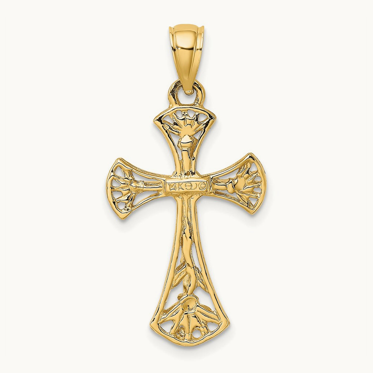 Crucifix Charm, 14K