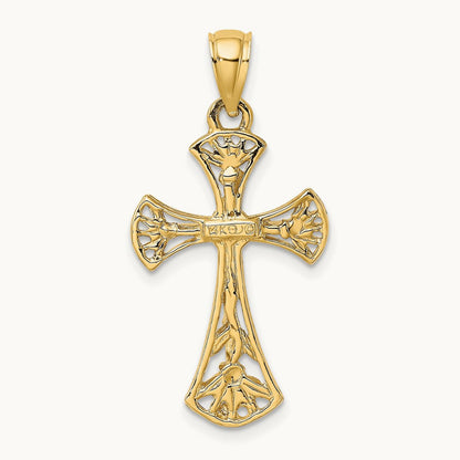 Crucifix Charm, 14K