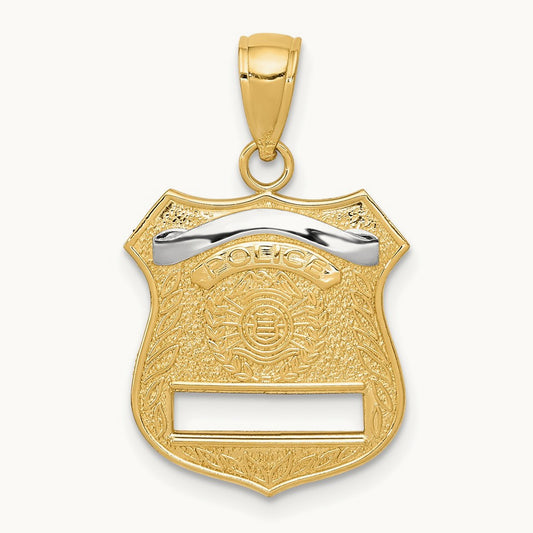w/ Police Badge Pendant — photo set
