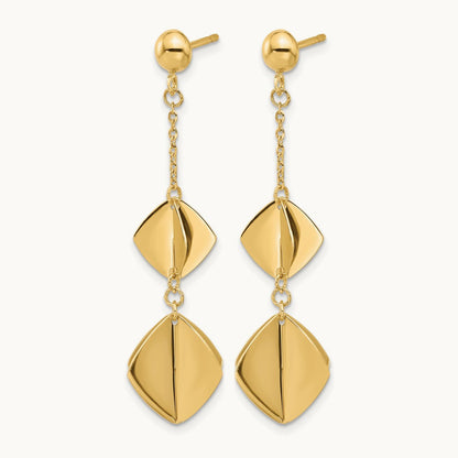 Polished Fancy Dangle Post Earrings — Leslie's — photo set
