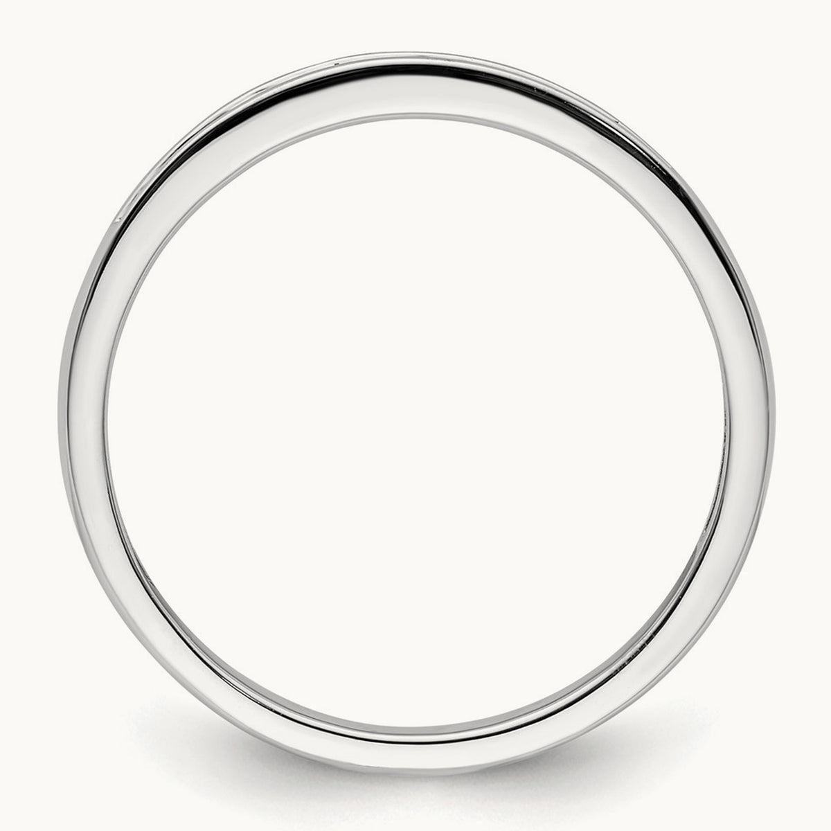 Diamond Wedding Band, 14K White Gold