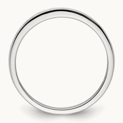 Diamond Wedding Band, 14K White Gold