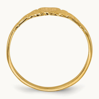 Childs Heart Ring, 14K
