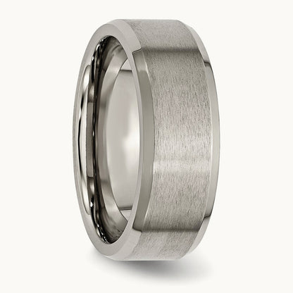 Brushed and Polished Beveled Edge Band — photo set